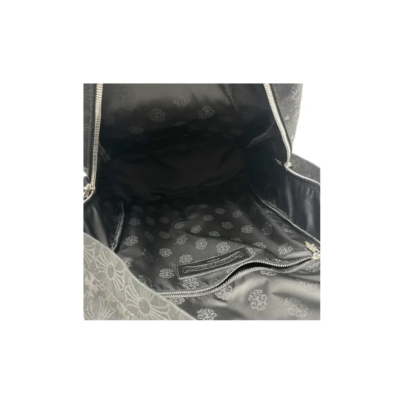 Chrome Hearts Canvas Backpack Large Size Unisex Gray-7