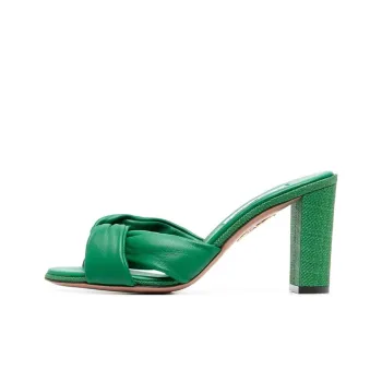 AQUAZZURA Olie 85mm Leather Sandals Women's