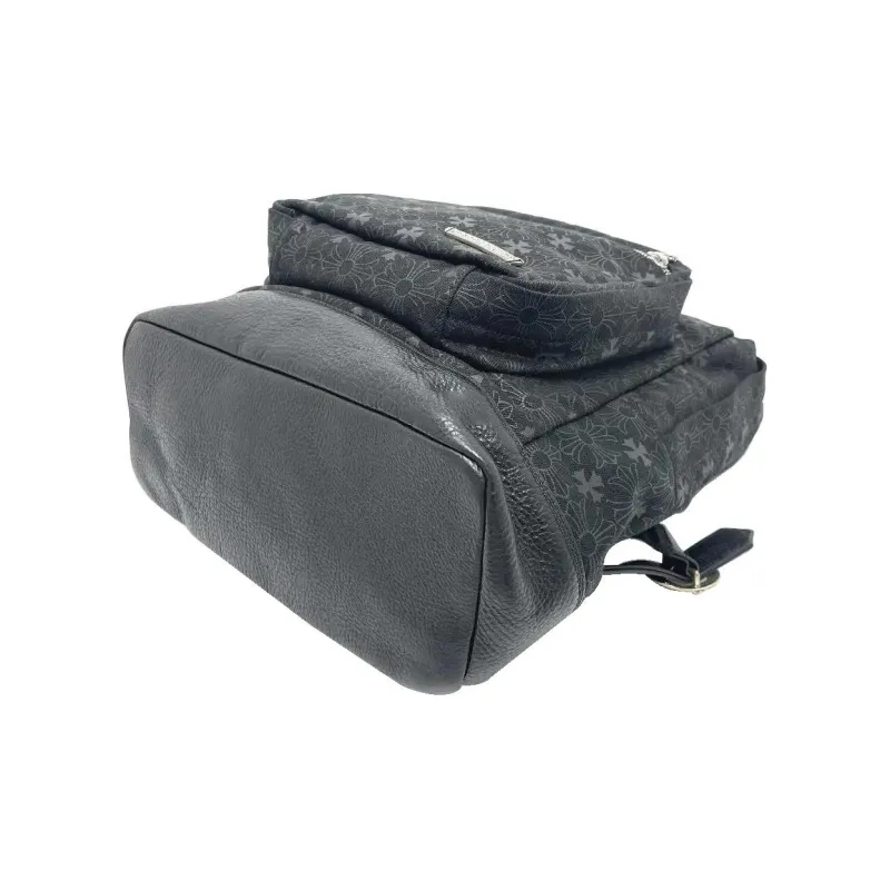 Chrome Hearts Canvas Backpack Large Size Unisex Gray-3