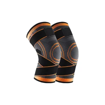 TMT Running Cycling Basketball Fitness Unisex Nylon Latex Thread Elastane Knee Pads