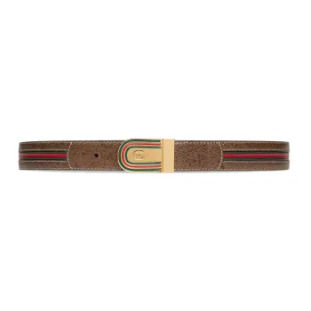 GUCCI Interlocking G Buckled Belt