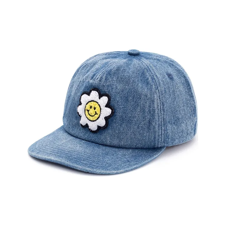 KENMO Baseball Caps Unisex Denim Blue-0