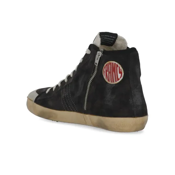 Golden Goose Francy Stylish Skateboarding Shoes Men's Black Vintage Version-3