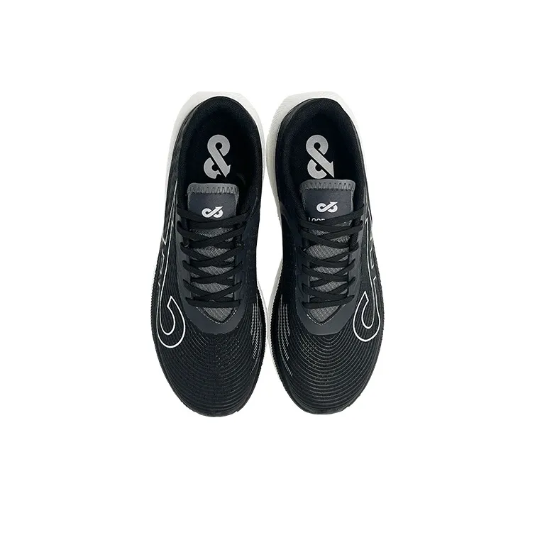 LOOP BURN Harmless 1.0 Low Top Casual Running Shoes Unisex Slip Resistant Abrasion Resistant Phantom Black-2