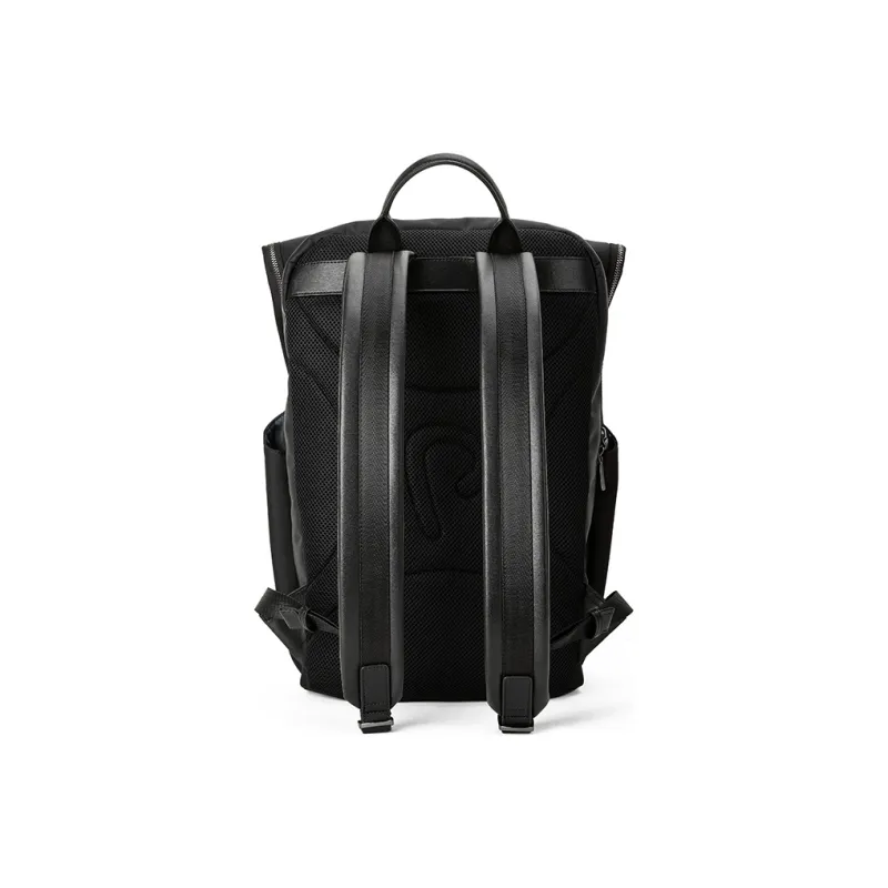 PIERRE CARDIN Nylon Laptop Bag, Travel Bag, Backpack Large Size Men's Black-4