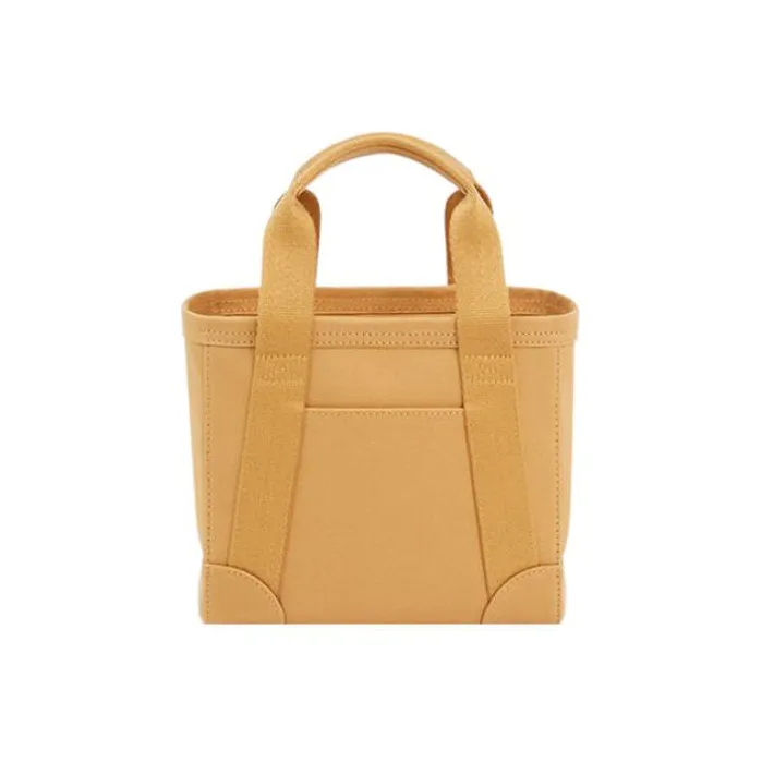 KENZO Cotton Canvas Tote Bag Shopping Bag Canvas Bag Handbag Shoulder Bag Crossbody Bag Mini Women's Camel-4