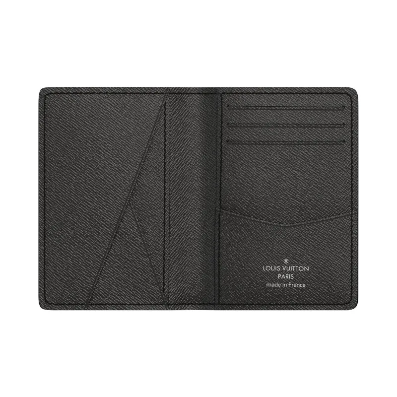 LOUIS VUITTON Coated Canvas Wallet Men's Gray-2
