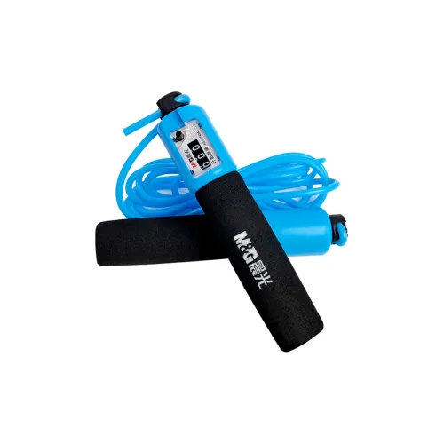 CHENGUANG M&G Fitness Training Mechanical Counting Jump Ropes Students PVC Rope, Foam Controller 2.8m