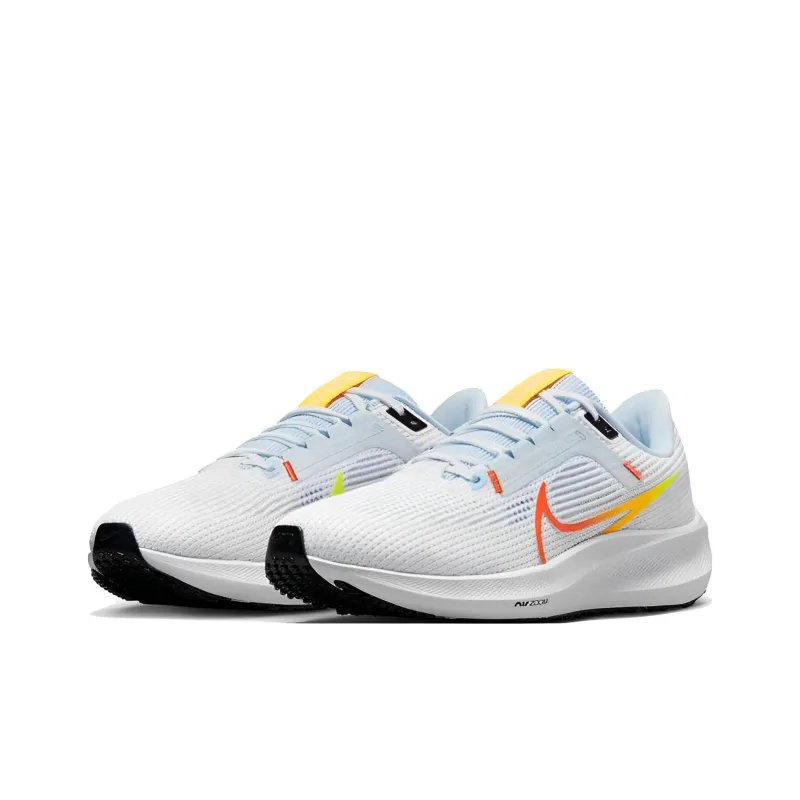 Nike Pegasus 40 Laser Orange Picante Red Blue Tint Women's-2