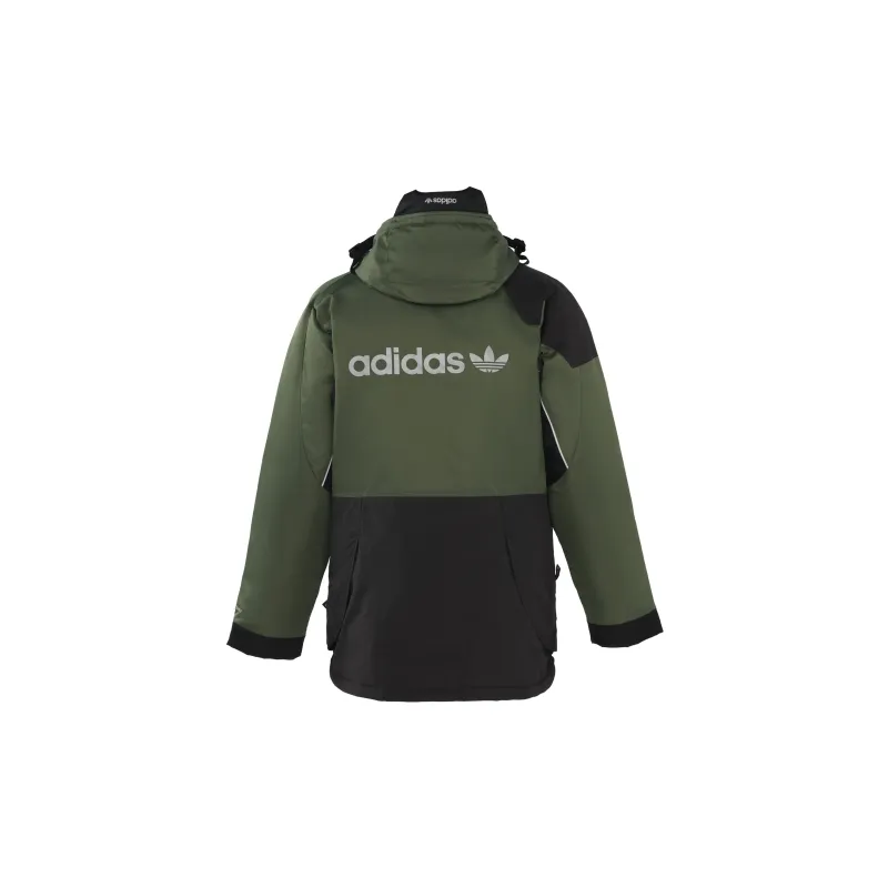 Adidas Originals Adventure Down Jacket Men's Black Green-1