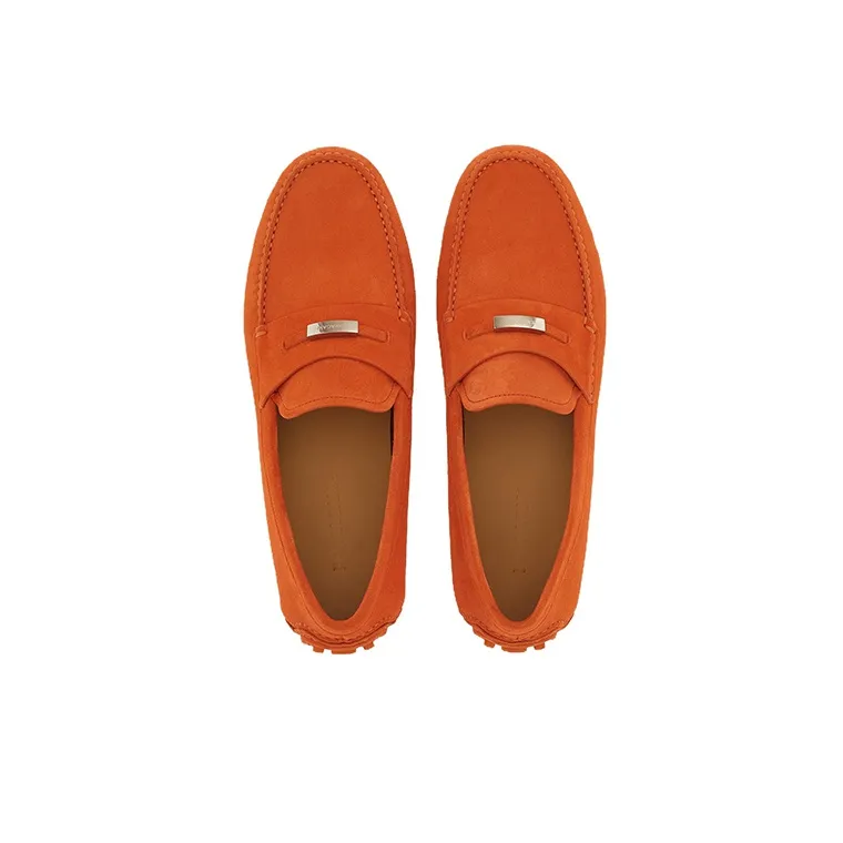 FERRAGAMO Penny Loafers Men's Orange-2