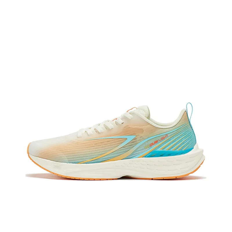 361° Flying Fish 3.0 Rebound Lightweight Low Top Running Shoes Men's Feather White-0