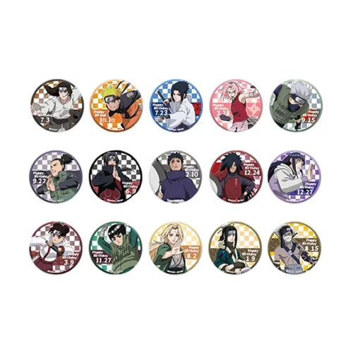 All Love Manga NARUTO Badges