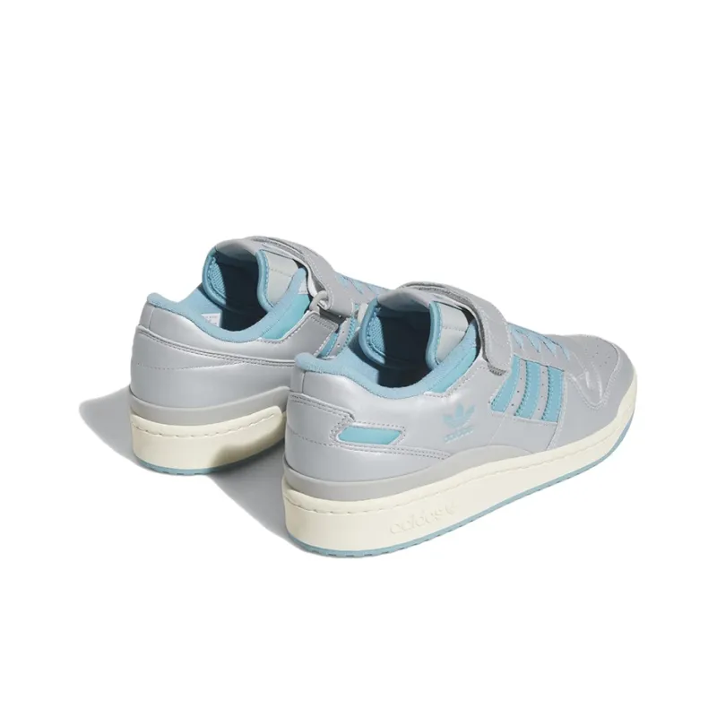 Adidas Forum 84 Low Silver Metallic Preloved Blue Grey Two-3