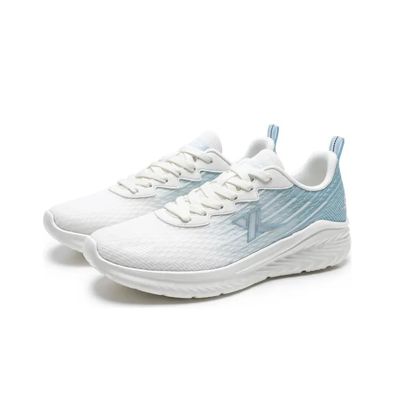 XTEP Hydrogen Wind Technology Breathable Balanced Lightweight Low Top Running Shoes Men's Blue White-2