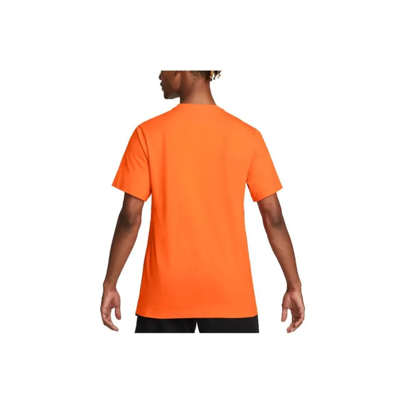 Nike T-Shirts Men Orange Red-1