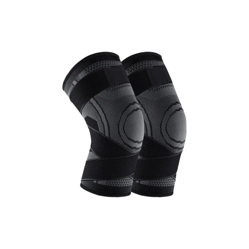 TMT Running Cycling Basketball Fitness Unisex Nylon Latex Thread Elastane Knee Pads-6