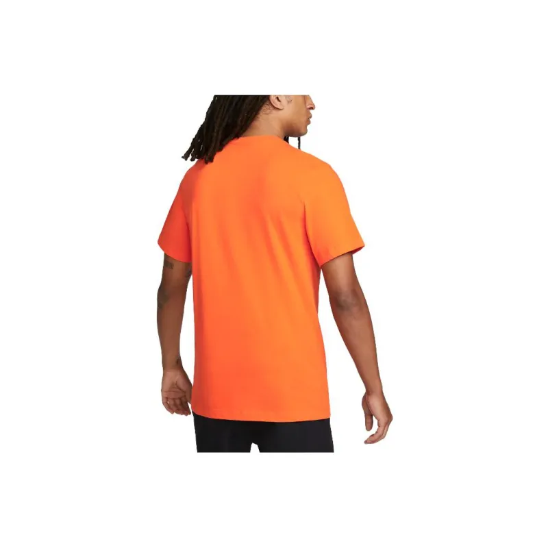 Nike T-Shirts Men Orange Red-1