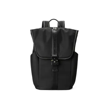 PIERRE CARDIN Nylon Laptop Bag, Travel Bag, Backpack Large Size Men's Black