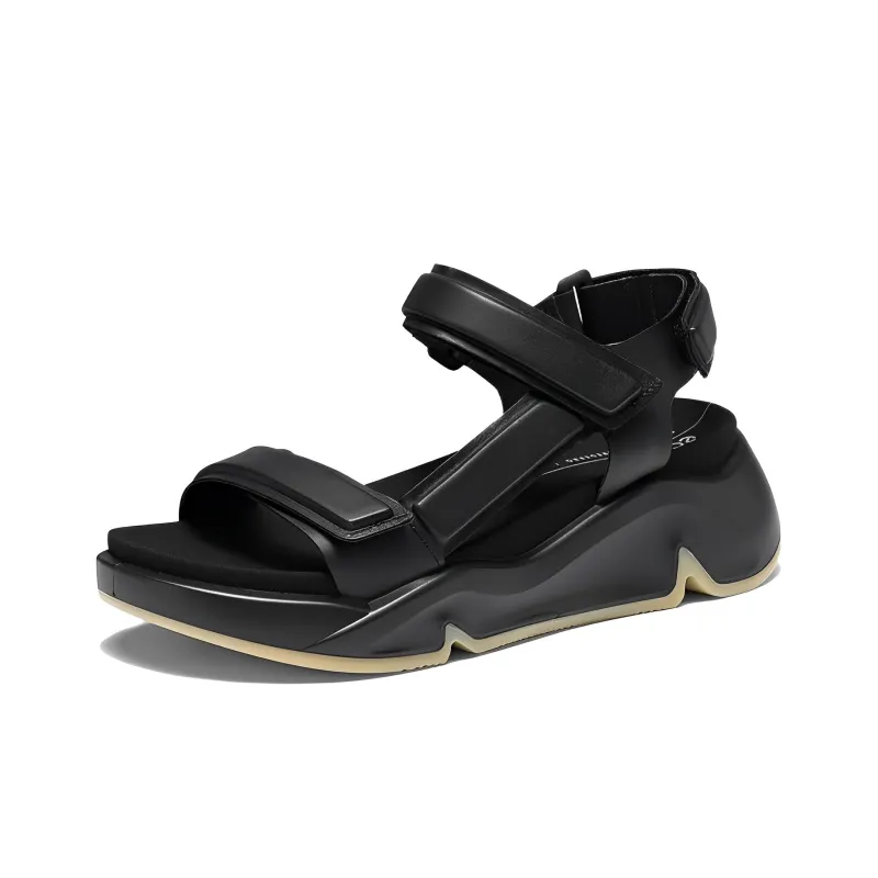 Ecco Tide Fun Stylish Sandal Women's Black-1
