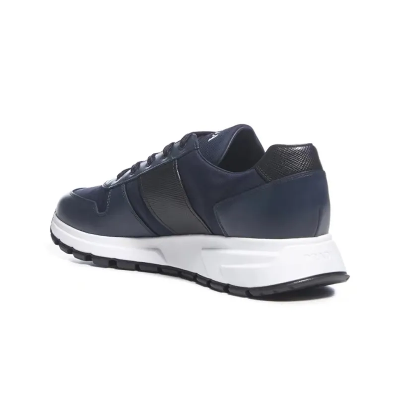 PRADA Low Top Sports Casual Shoes Men's Blue-3