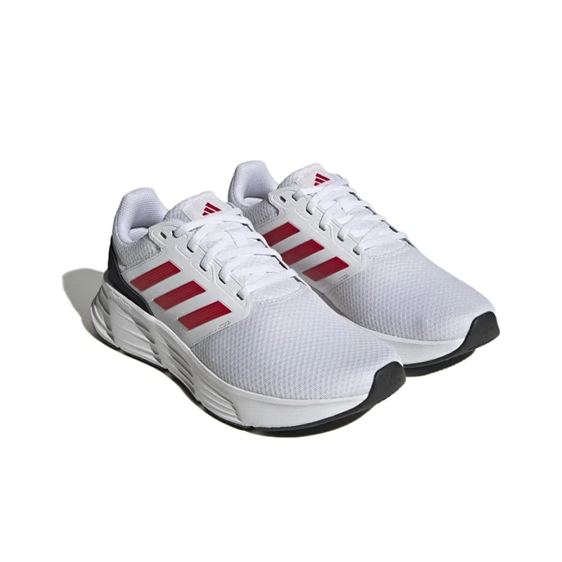 Adidas Galaxy 6 Cloud White Better Scarlet Core Black-2