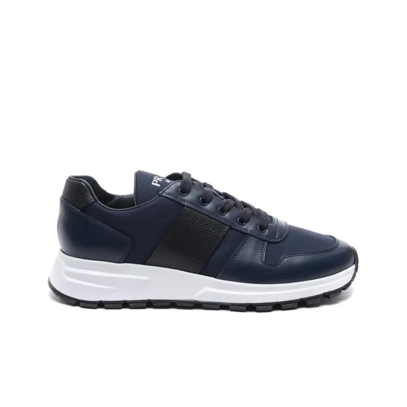 PRADA Low Top Sports Casual Shoes Men's Blue-1