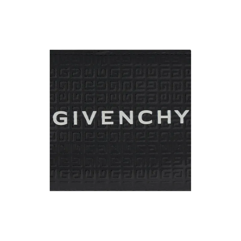 GIVENCHY Leather Wallet Men's Black-4