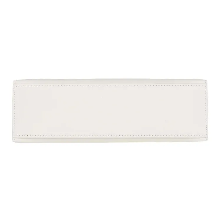 HERMES Mini Kelly Generation 1 Swift Leather Kelly Bag Handbags Regular Women's 01 Blanc Pure White-5