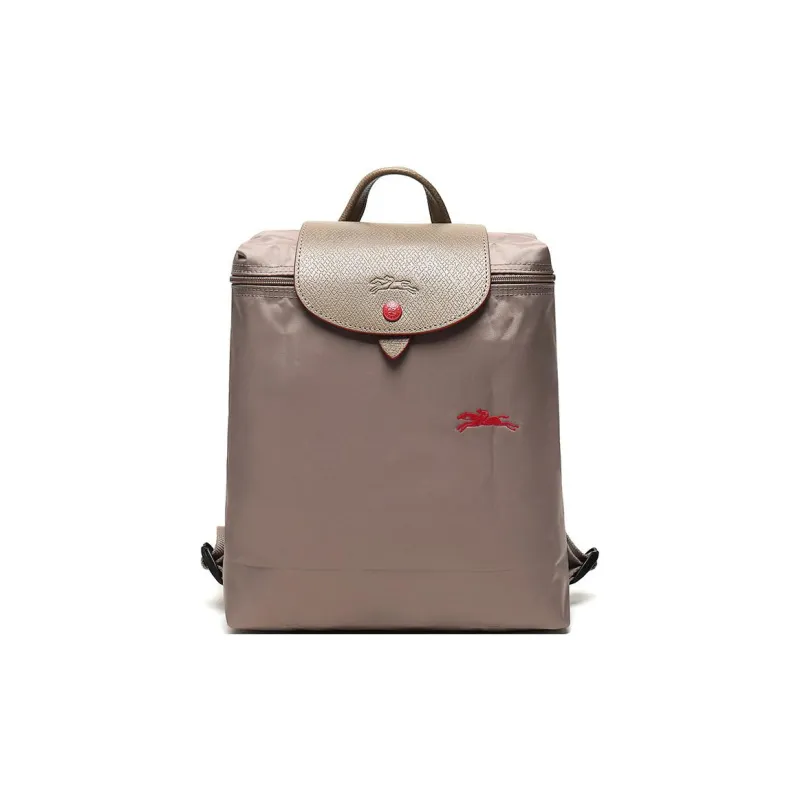 LONGCHAMP Le Pliage Club Canvas Backpack Regular Women's Brown-0