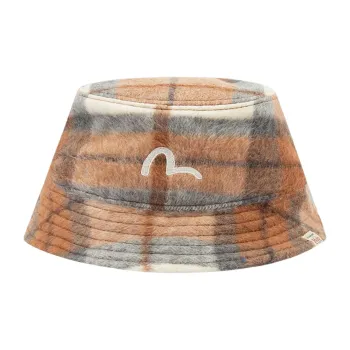 EVISU Bucket Hats Unisex Brown