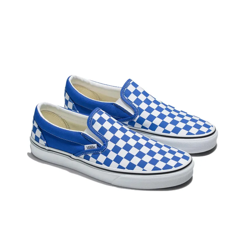 Vans Slip on Checkerboard Classic 'Blue'-1