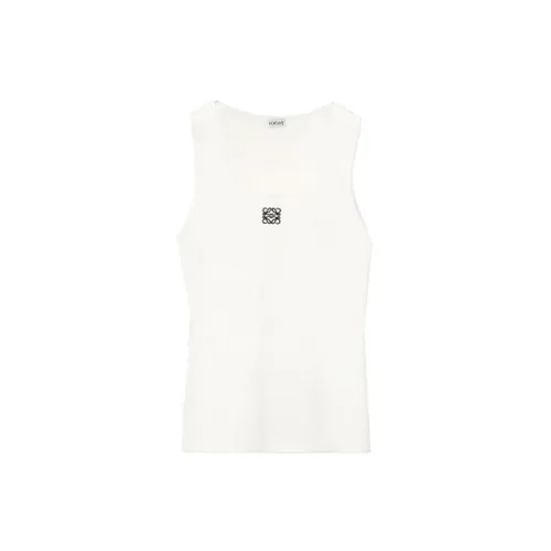 LOEWE Tank Tops Men White