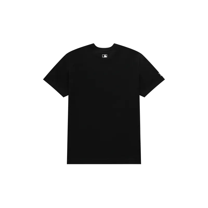 MLB Drop Shoulder Sleeve T-Shirt Unisex Black-1