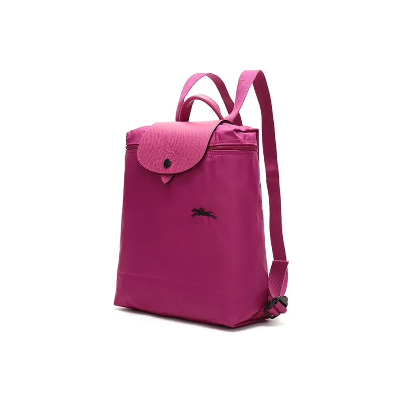 LONGCHAMP Le Pliage Club Fabric Backpack Women's Fuchsia-1