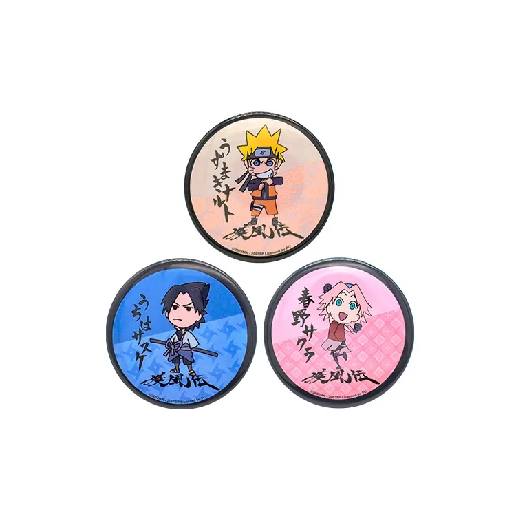 All Love Manga NARUTO Shippuden CHIBI Collection Badge 9 Piece Set IP Merch 5.8cm-2