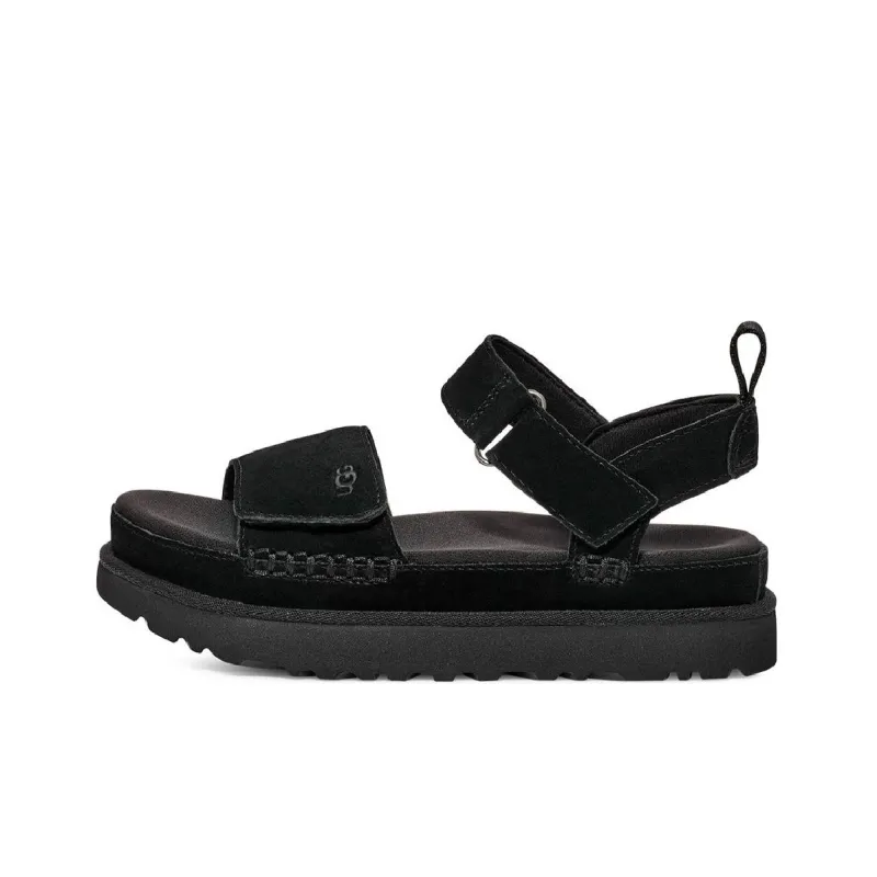UGG Goldenstar Platform Sandal Black Women's-0