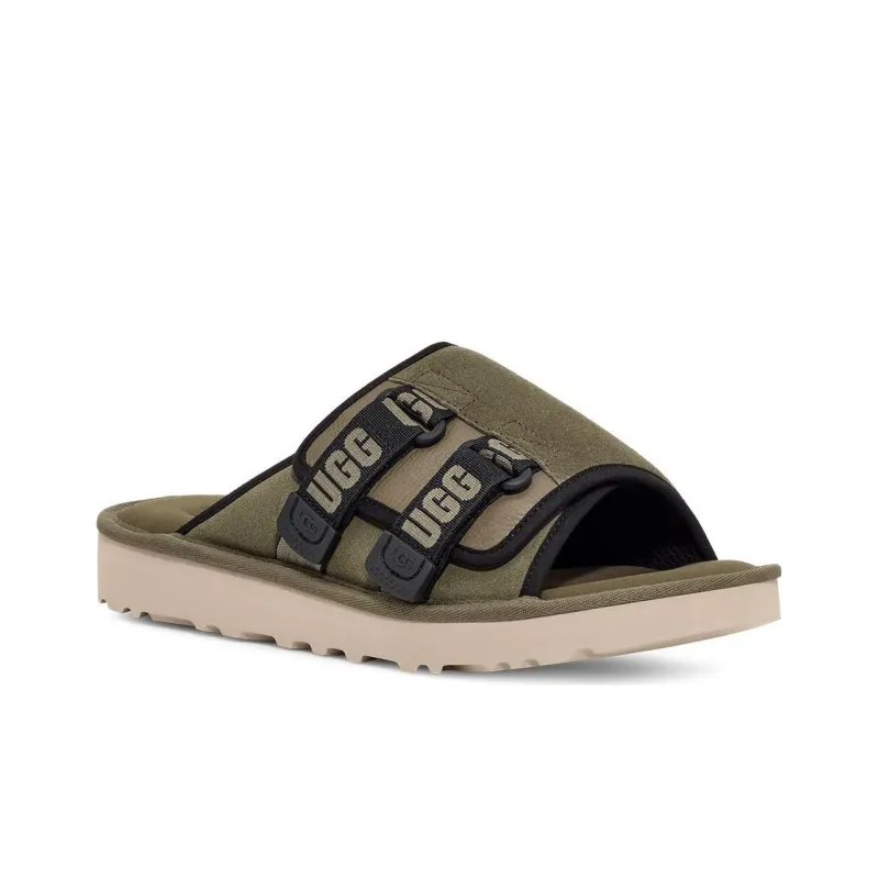 UGG Goldencoast Strap Slide Stylish Sandals Men's Moss Green-2