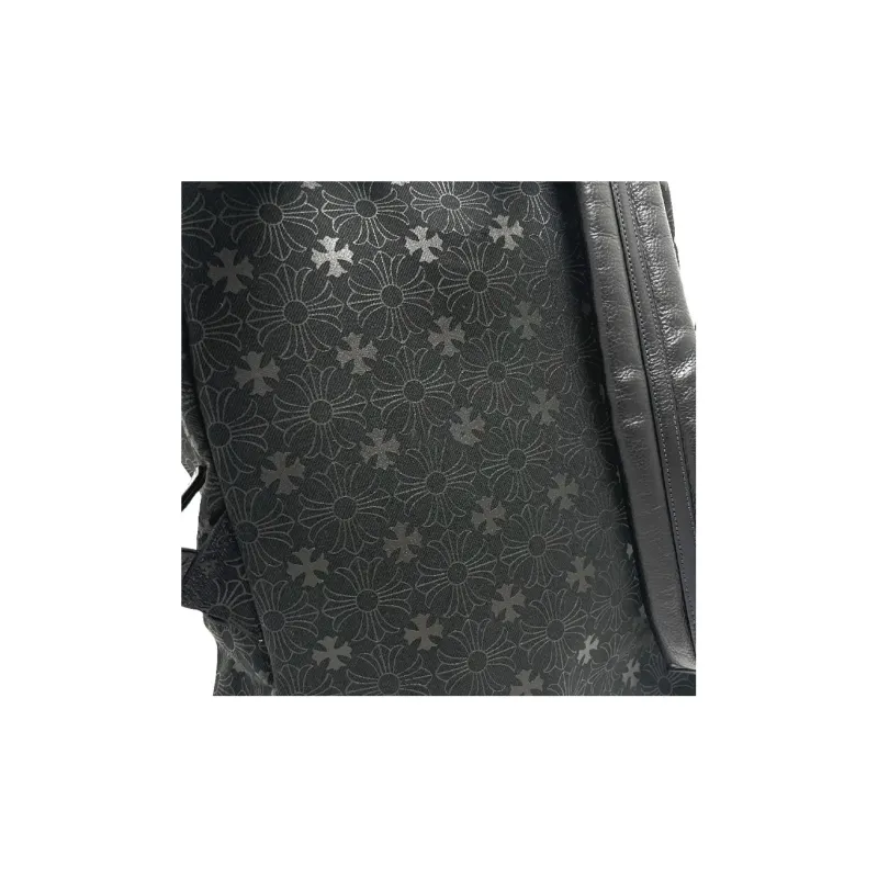 Chrome Hearts Canvas Backpack Large Size Unisex Gray-6