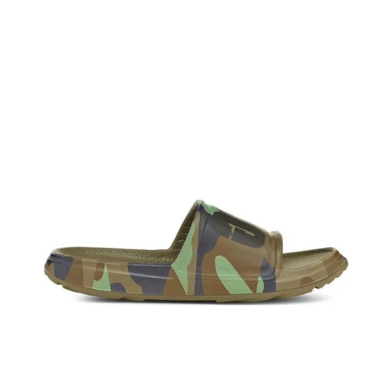 UGG Wilcox Slide Camopop Casual Slippers Men's Moss Green-1