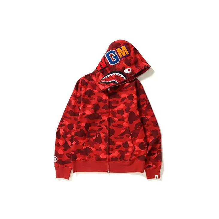 Bape Color Camo Shark Full Zip Hoodie SS23-1