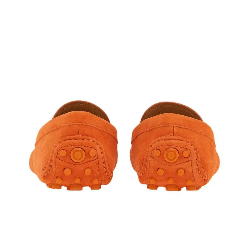 FERRAGAMO Penny Loafers Men's Orange-3