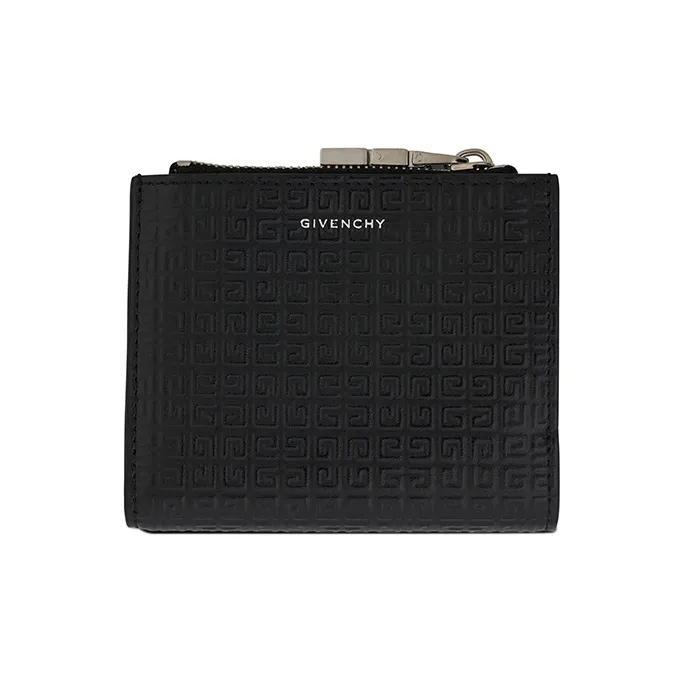 GIVENCHY Leather Wallet Men's Black-1