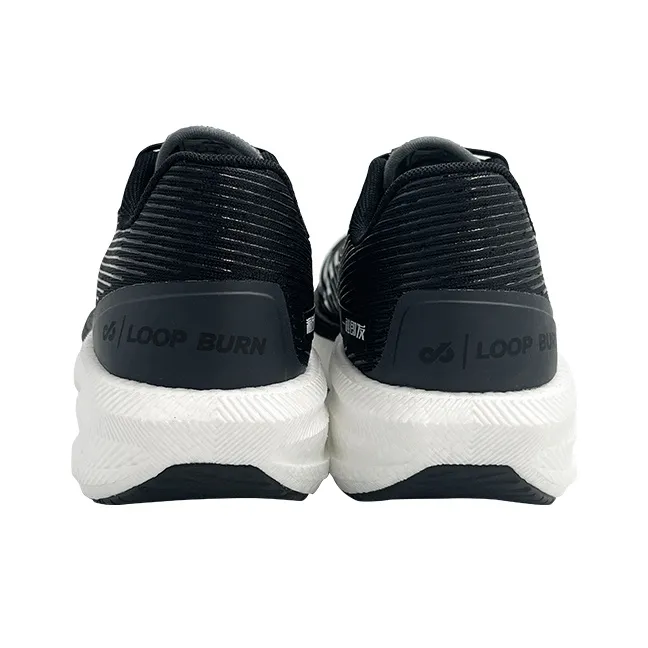 LOOP BURN Harmless 1.0 Low Top Casual Running Shoes Unisex Slip Resistant Abrasion Resistant Phantom Black-3