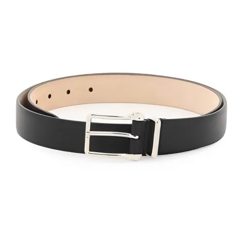 Alexander McQueen Leather Belts Men Black