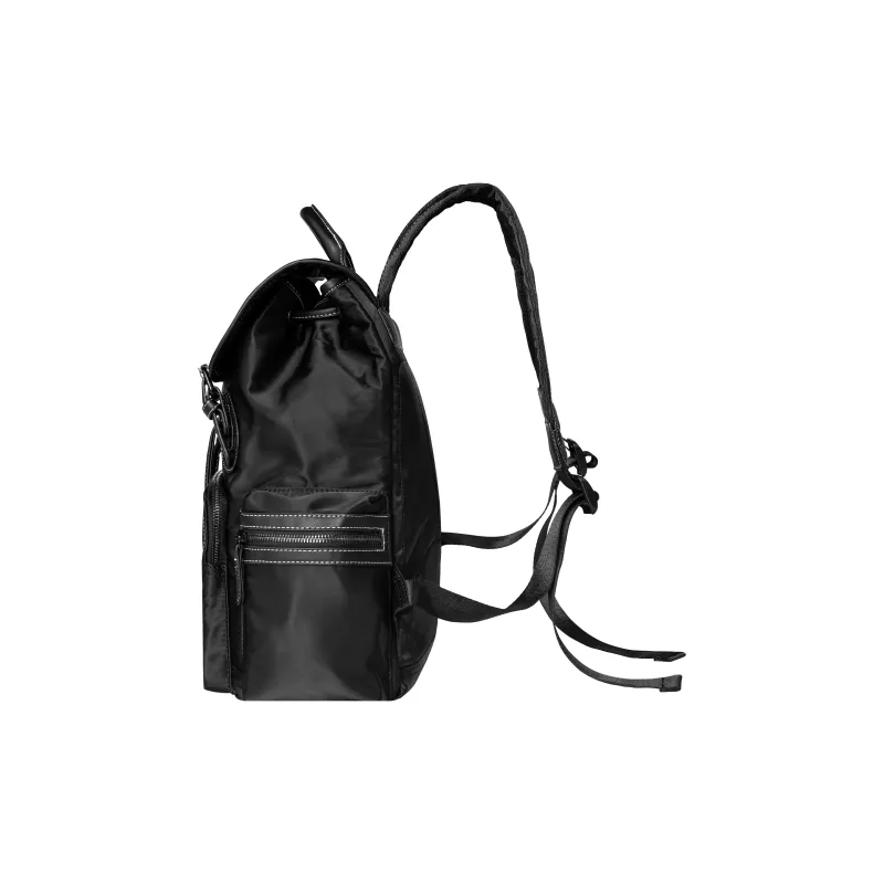 KONADCT Polyester Backpack Large Size Unisex Black/Black Crystal-5