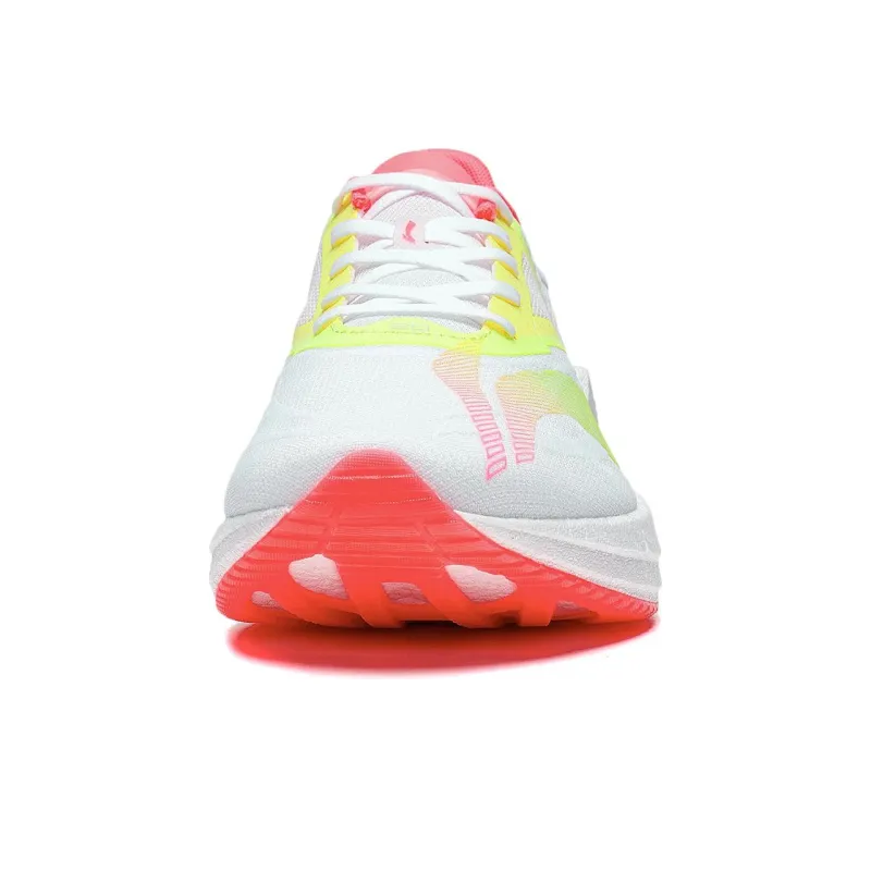 LiNing Super Light 20 Anti Slip And Wear Resistant Breathable Low Top Casual Running Shoes Men's White Yellow Red-4