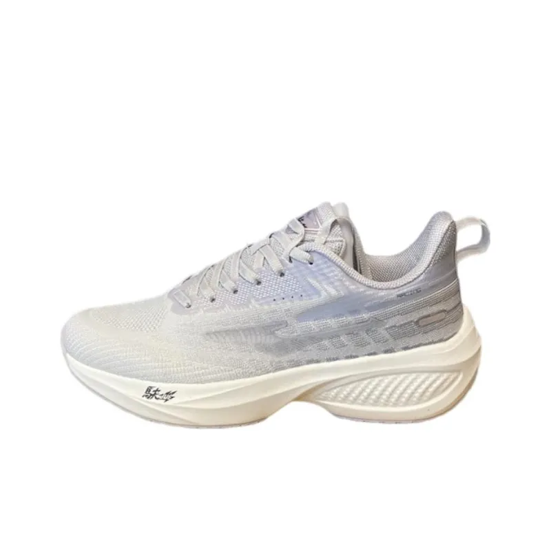 Erke Anti-Slip And Wear-Resistant Breathable Low-Top Running Shoes Men's Gray-0