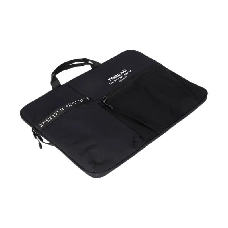 TOREAD Polyamide Handbag Laptop Bag Regular Unisex Asphalt Gray/Black/Arctic Mountain Black White Print-6