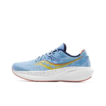 Saucony Triumph 20 Anti Slip Wear Resistant Low Top Marathon Running Shoes Men's Light Blue